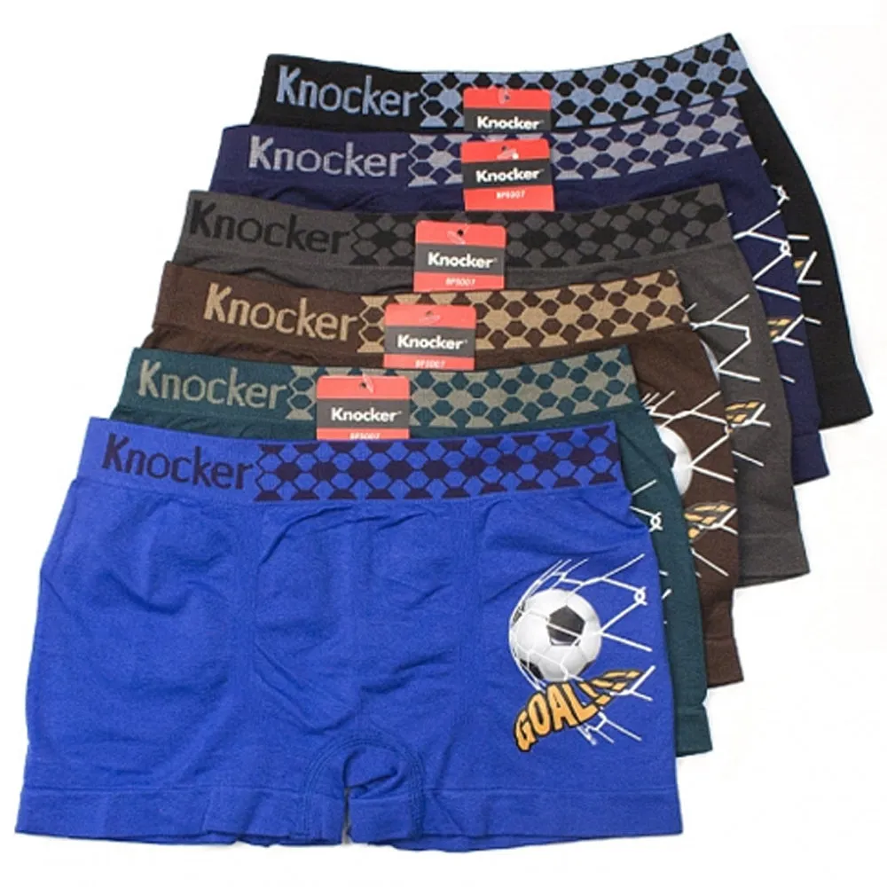 3 Boys Seamless Boxer Short Kids Spandex Underwear Boy Briefs Size S 5-7years