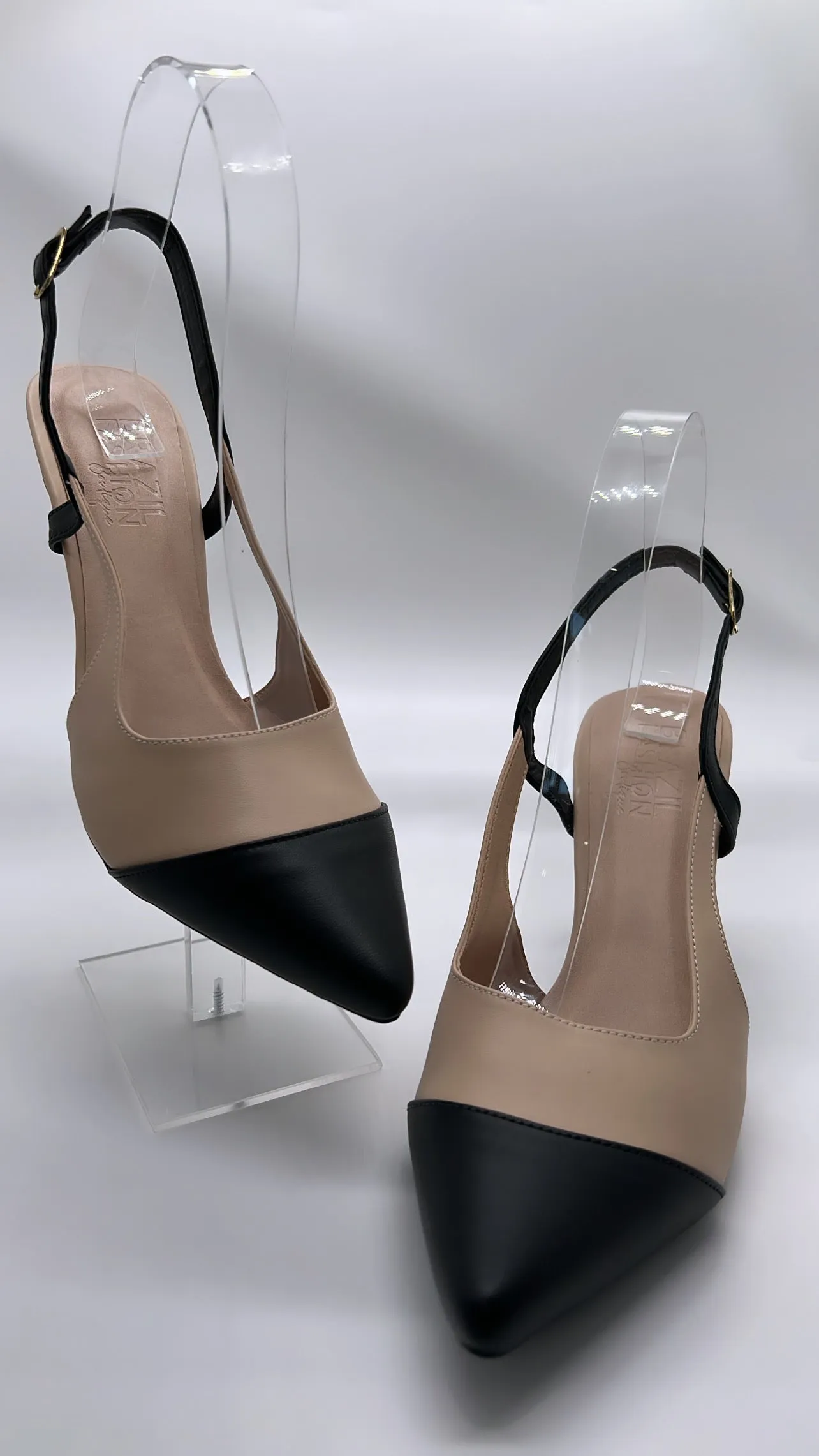 Bfb Shoes - Black and Nude Chanel Scarpim