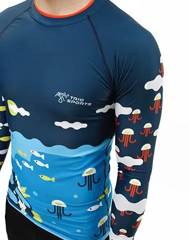 Boys Ocean Jelly Trashee Rashguard