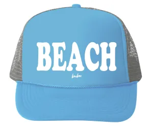 Bubu - Baby/Toddler/Kids Trucker Hats - Beach in Blue
