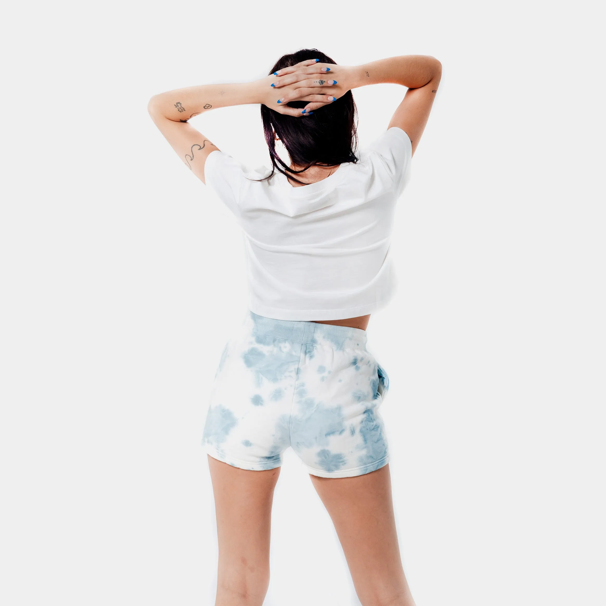 Carine Crop Womens T-Shirt (White)