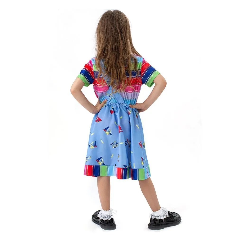 child's kids Chucky Costume Boy Jumpsuit Girls Dress stage Halloween