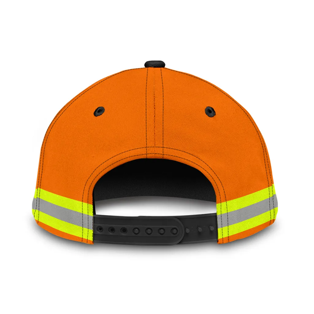 Customized With Name A Concrete Finisher Safety 3D Fuill Printed Classic Cap Hat, Gift For Concreter Husband