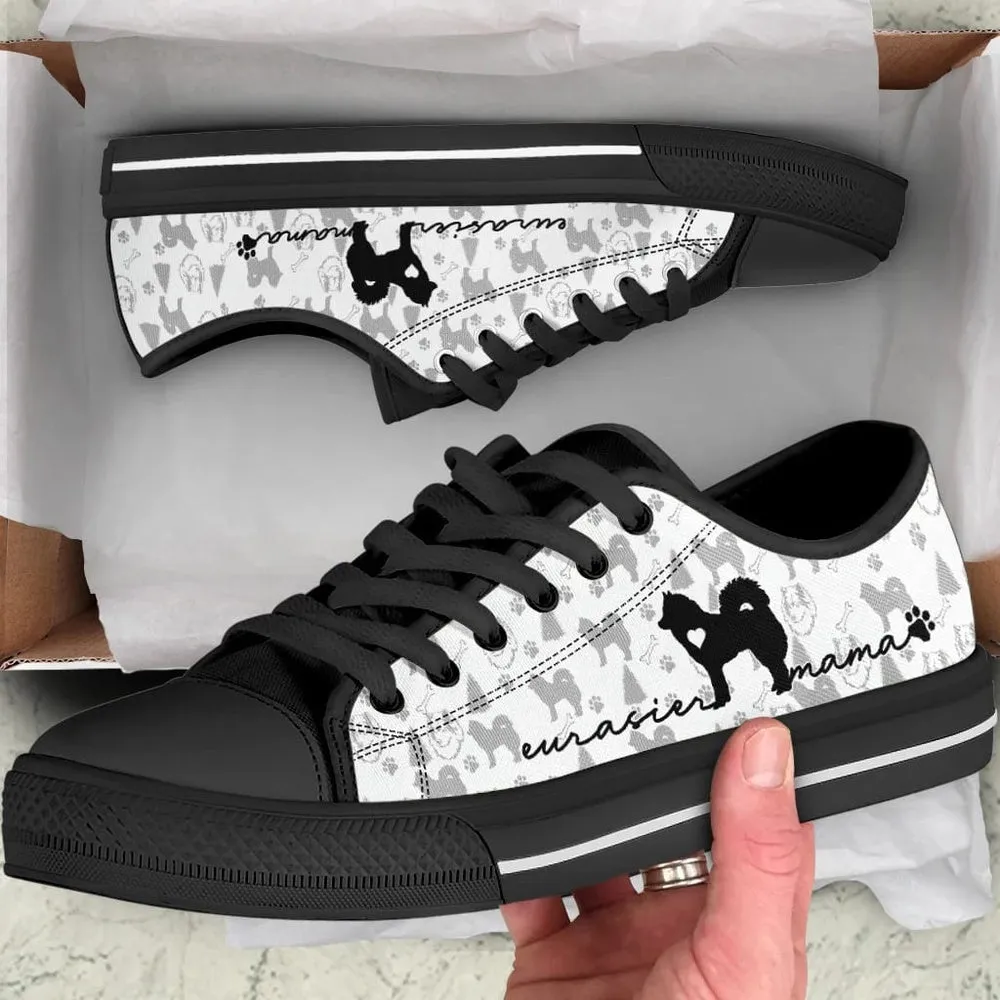 Eurasier Low Top Shoes, Dog Printed Shoes, Canvas Shoes For Men, Women