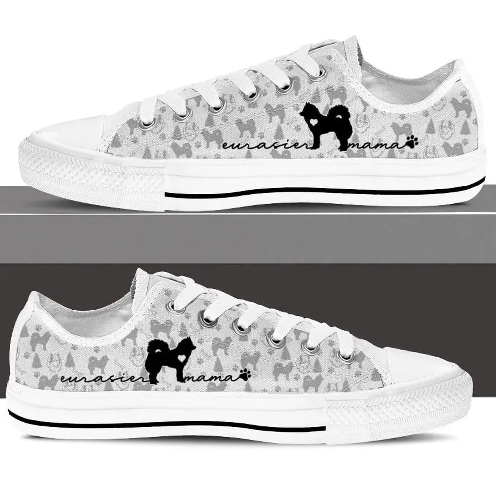 Eurasier Low Top Shoes, Dog Printed Shoes, Canvas Shoes For Men, Women