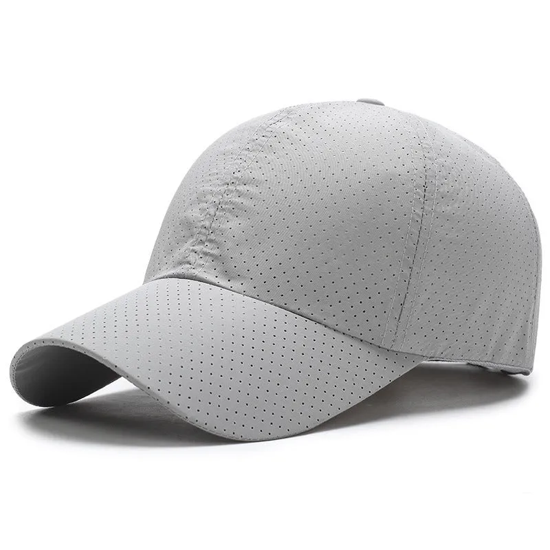 Hollow Out Dot Textile Baseball Cap