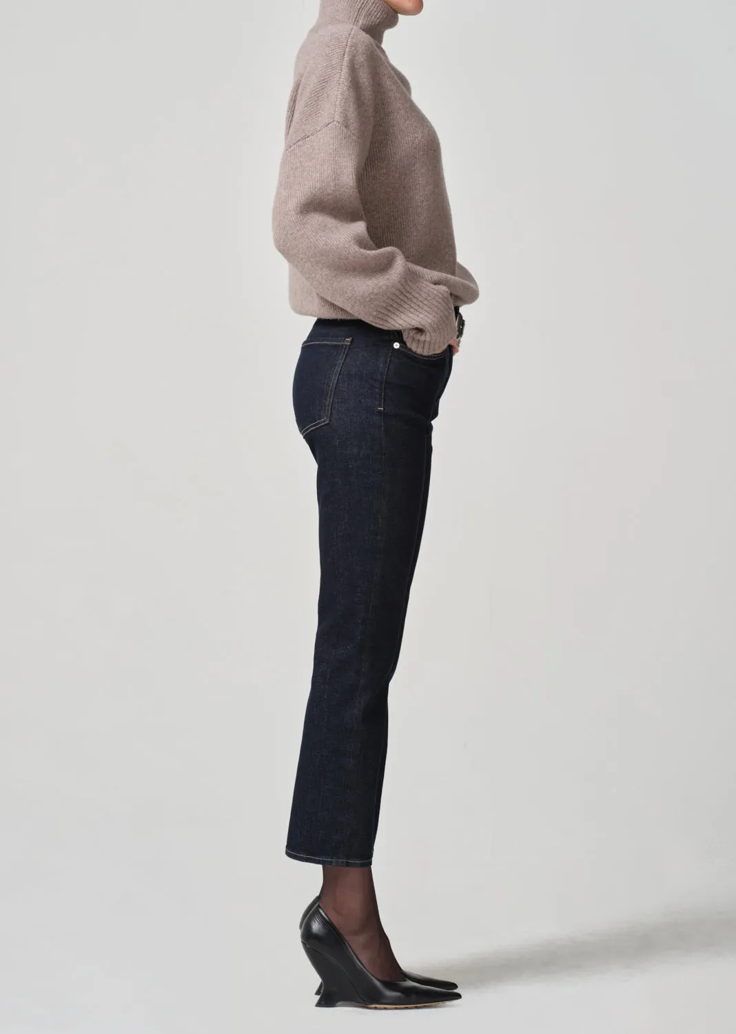 Isola Mid Rise Cropped Boot in Solace