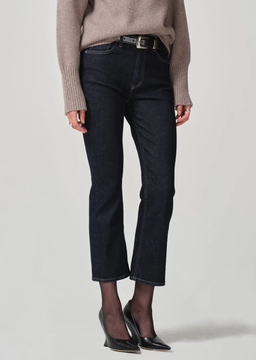 Isola Mid Rise Cropped Boot in Solace