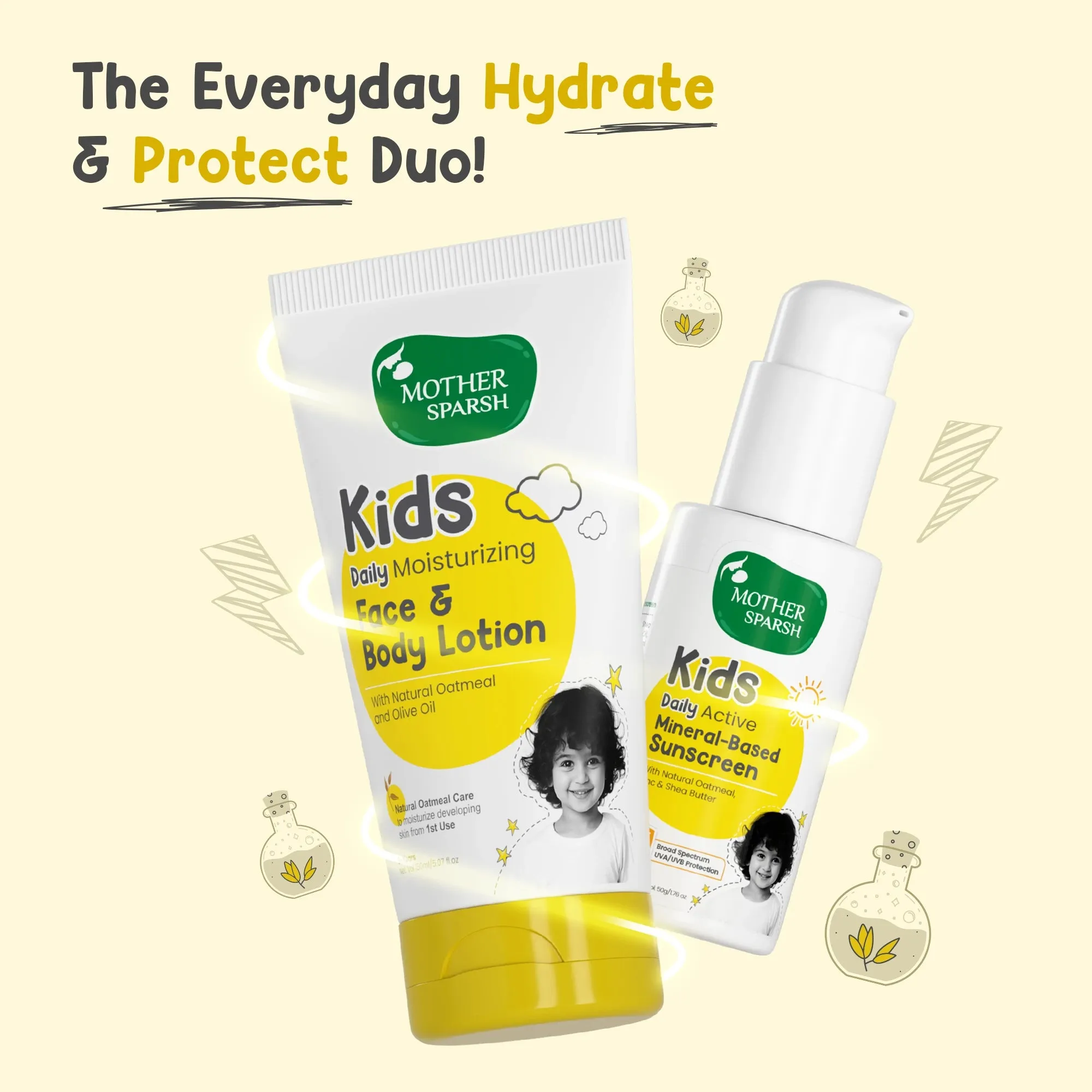 Kids Daily Moisturizing Face & Body Lotion