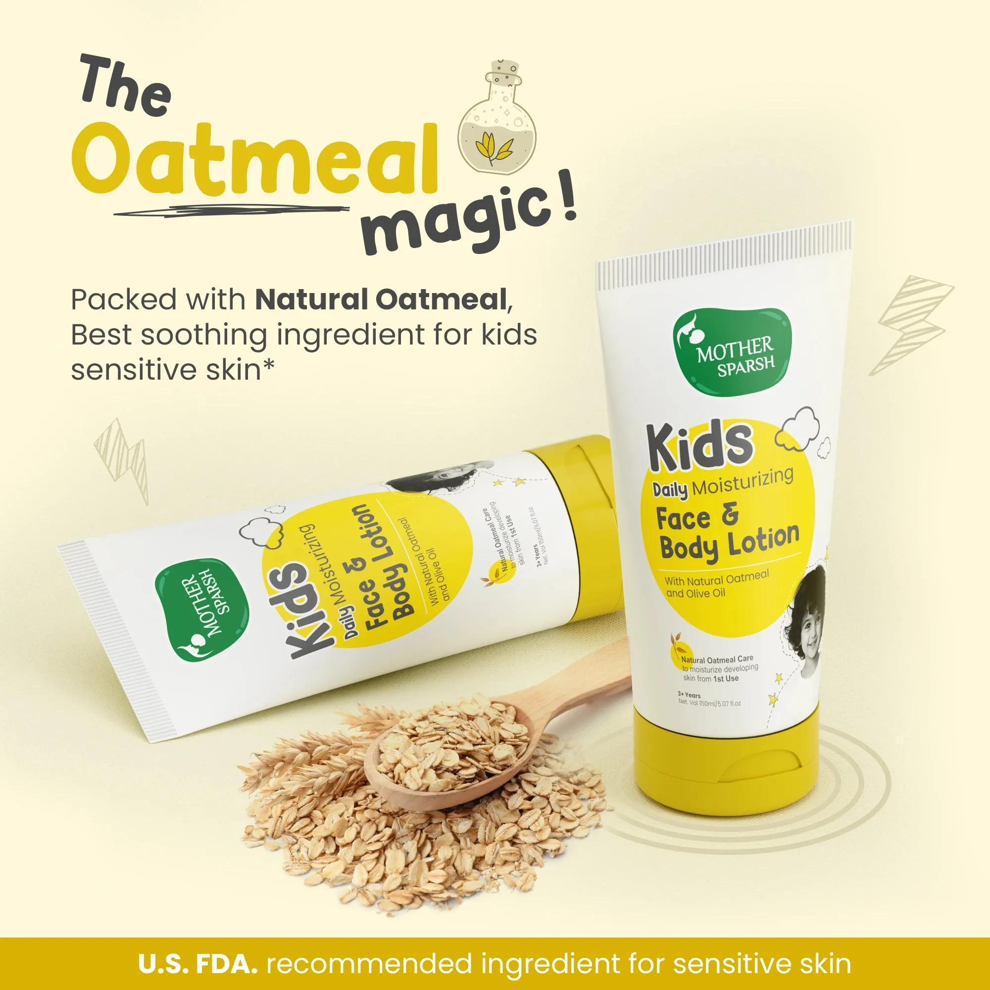 Kids Daily Moisturizing Face & Body Lotion