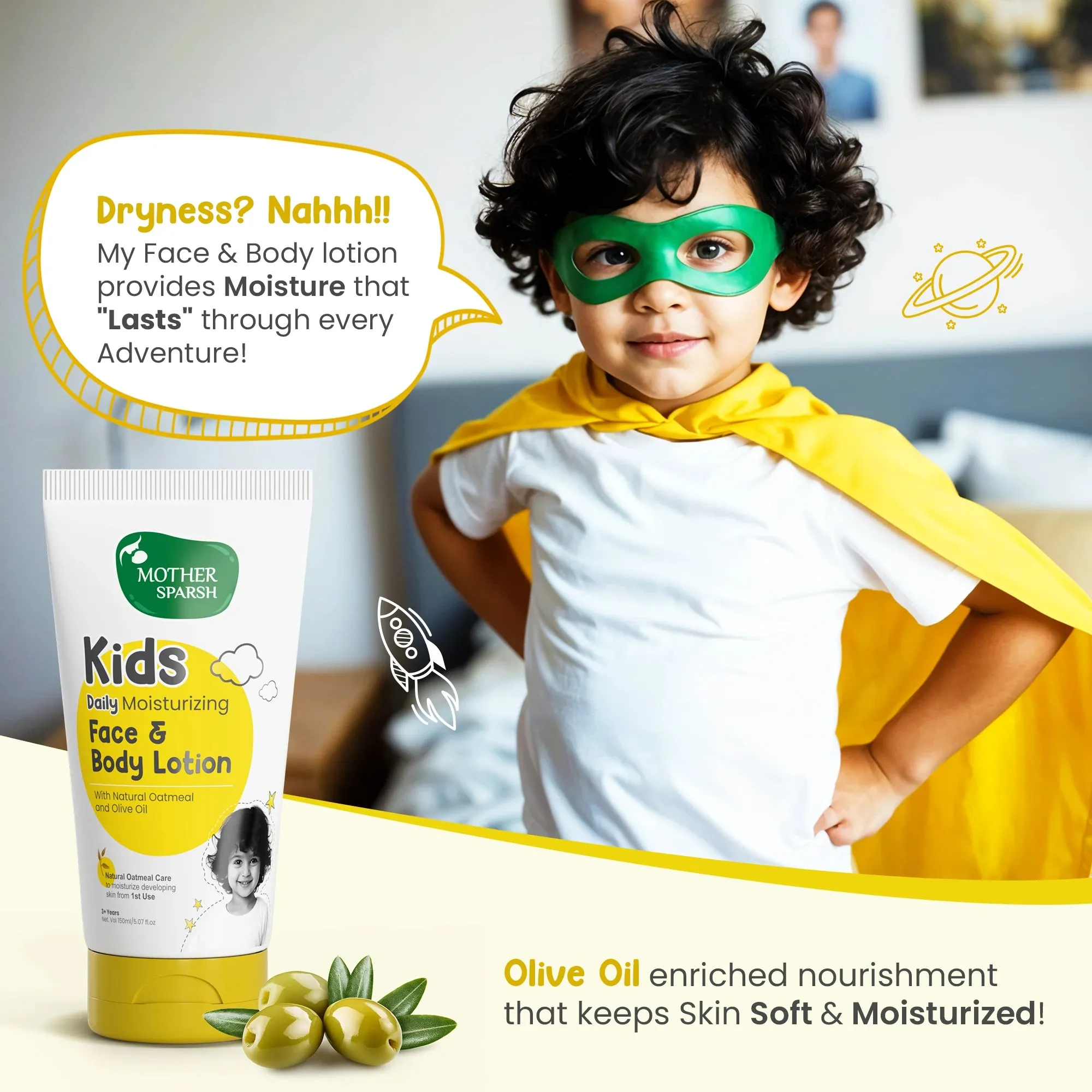 Kids Daily Moisturizing Face & Body Lotion