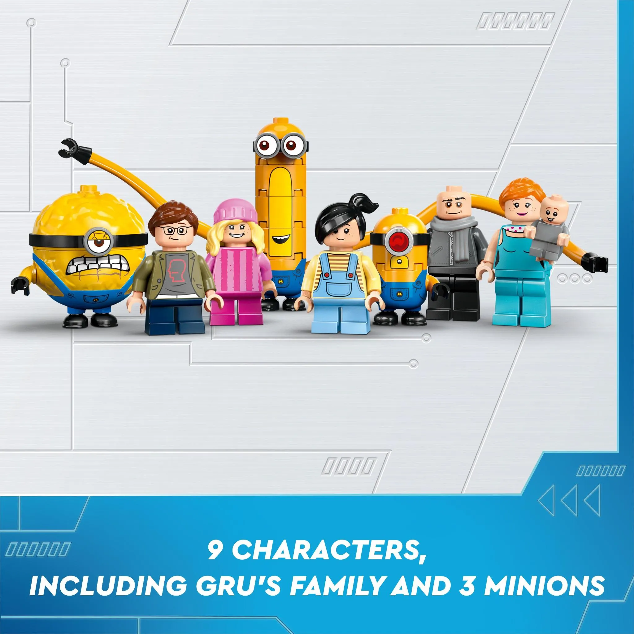 LEGO 75583 Despicable Me 4 Minions And Gru's Family Mansion