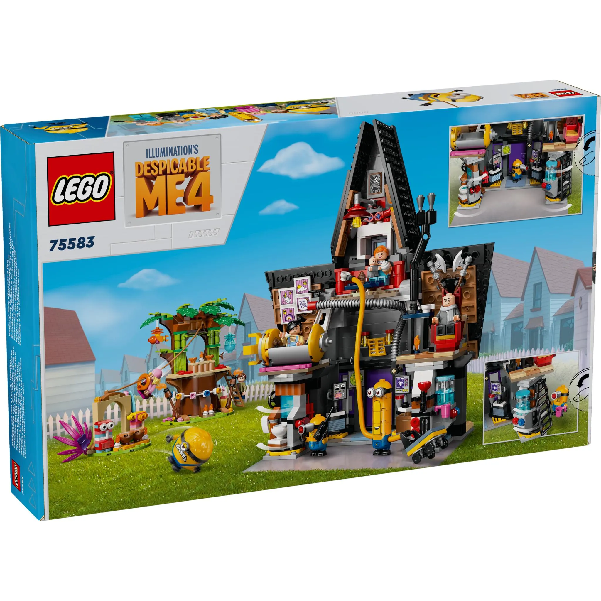 LEGO 75583 Despicable Me 4 Minions And Gru's Family Mansion