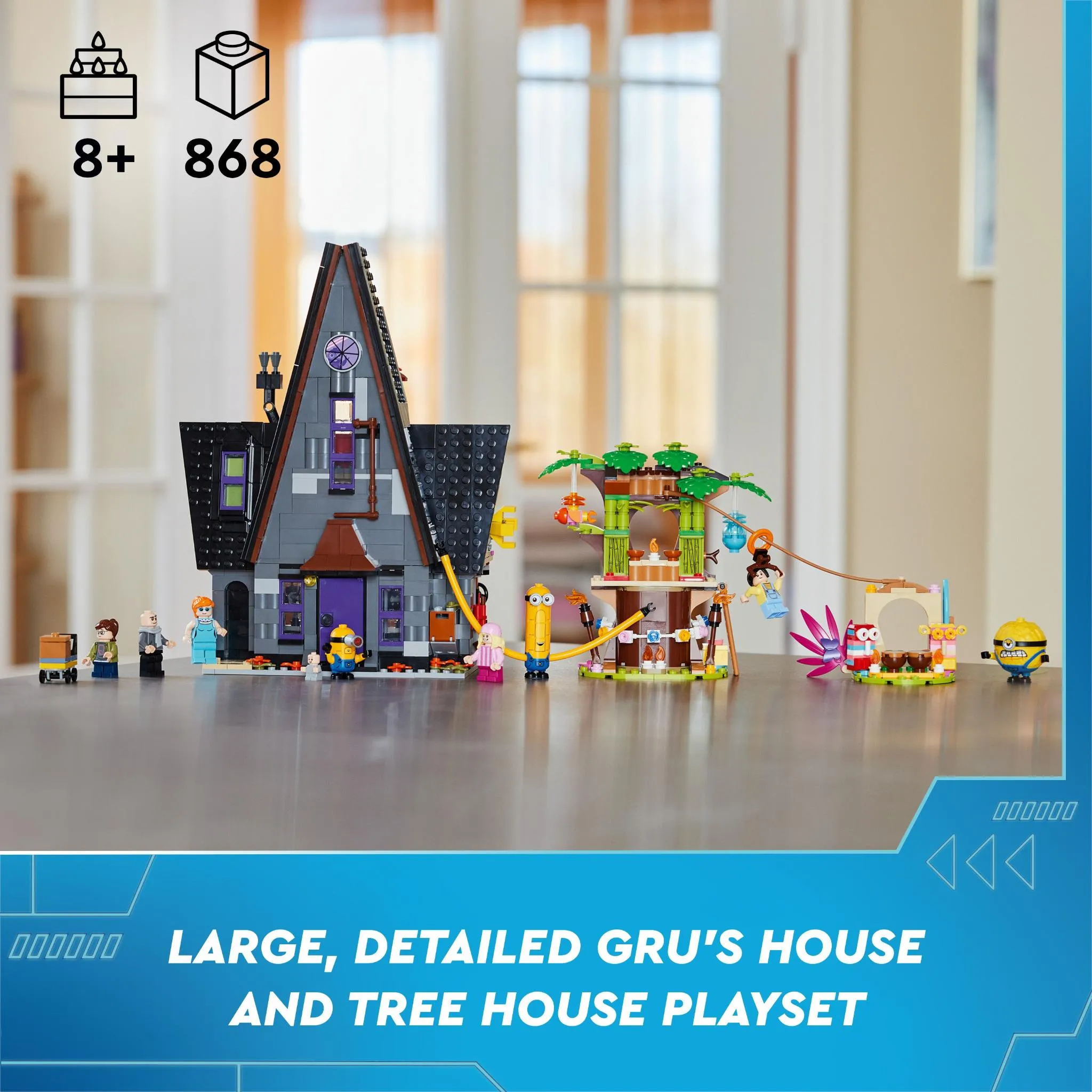 LEGO 75583 Despicable Me 4 Minions And Gru's Family Mansion
