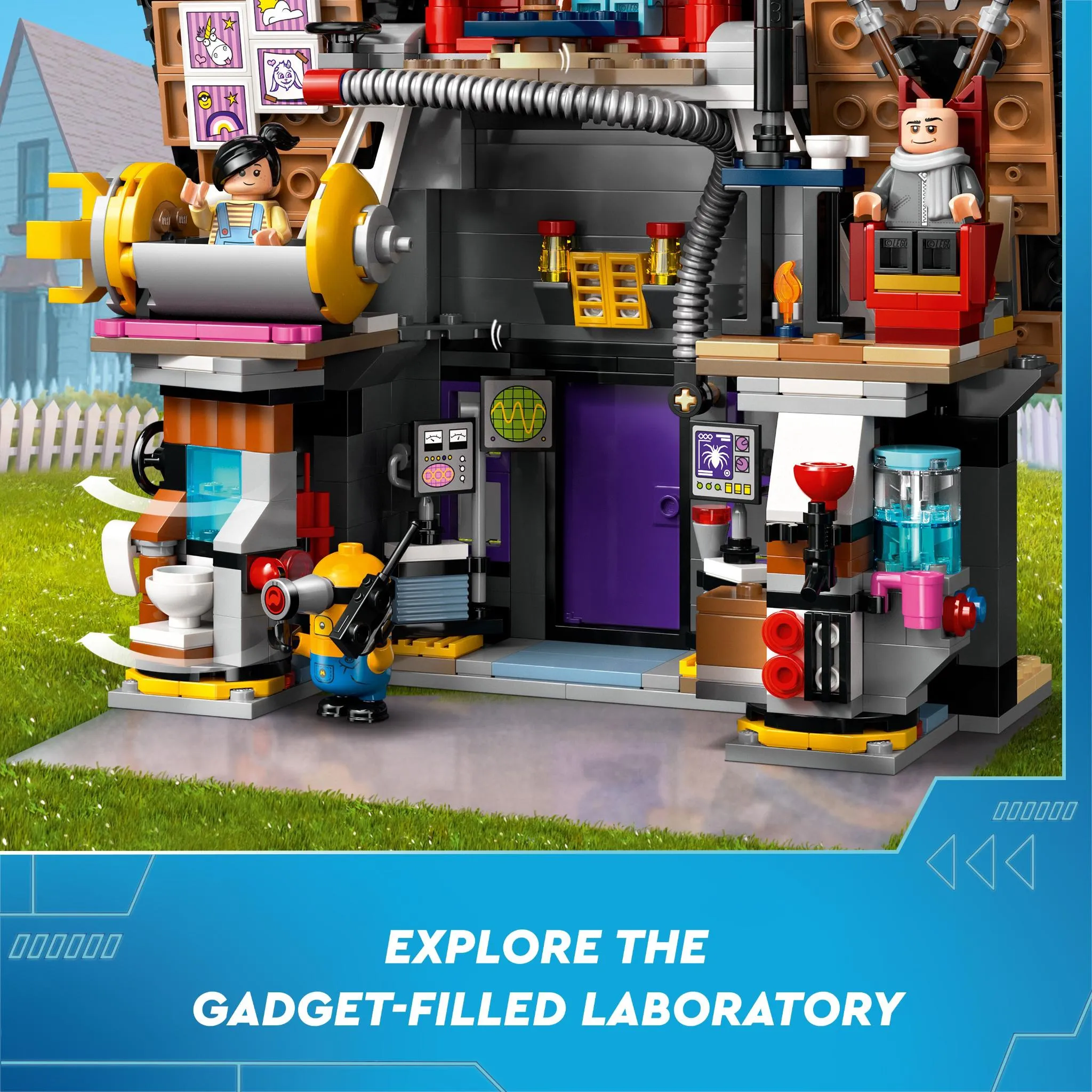 LEGO 75583 Despicable Me 4 Minions And Gru's Family Mansion