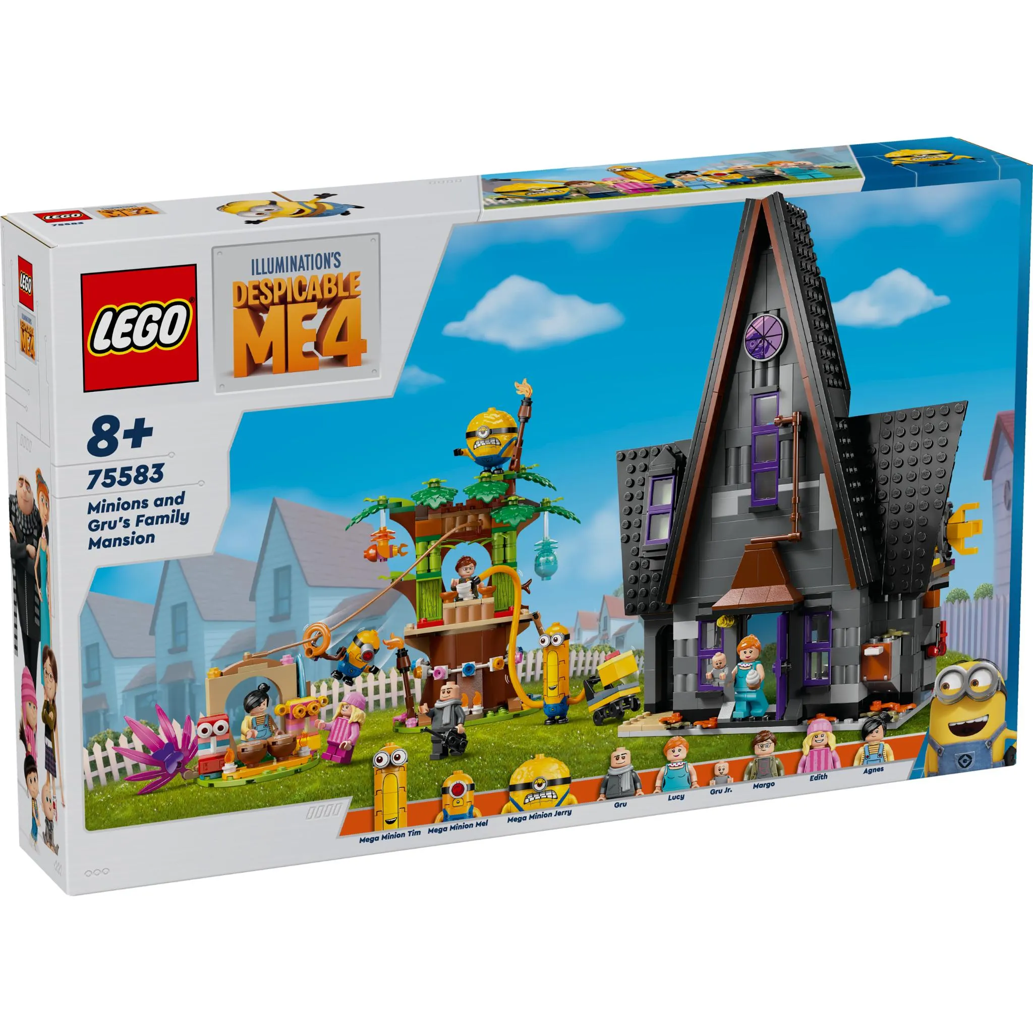 LEGO 75583 Despicable Me 4 Minions And Gru's Family Mansion