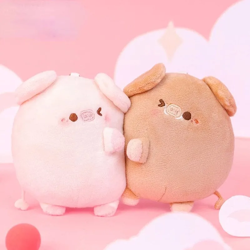 Never Be Apart Piggy Magnetic Keychains - 1 Pair