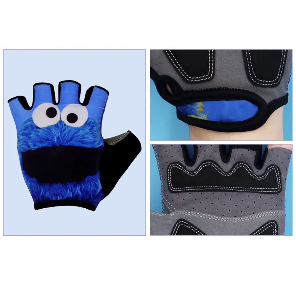 New Cycling Anti-slip Anti-sweat Men Women Half Finger Gloves Breathable Anti-shock Sports Gloves Bike Bicycle Glove