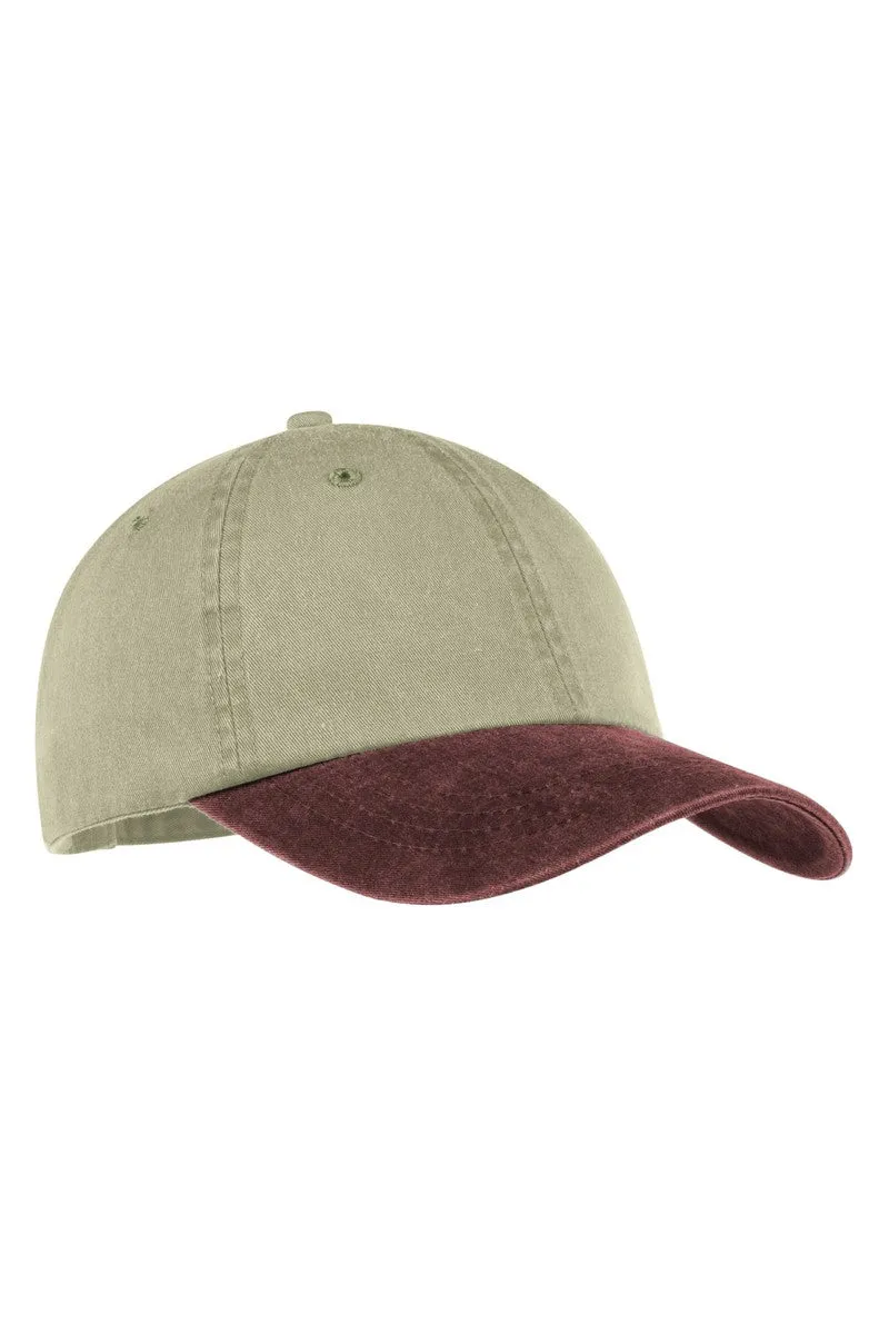 Port & Company -Two-Tone Pigment-Dyed Cap. CP83