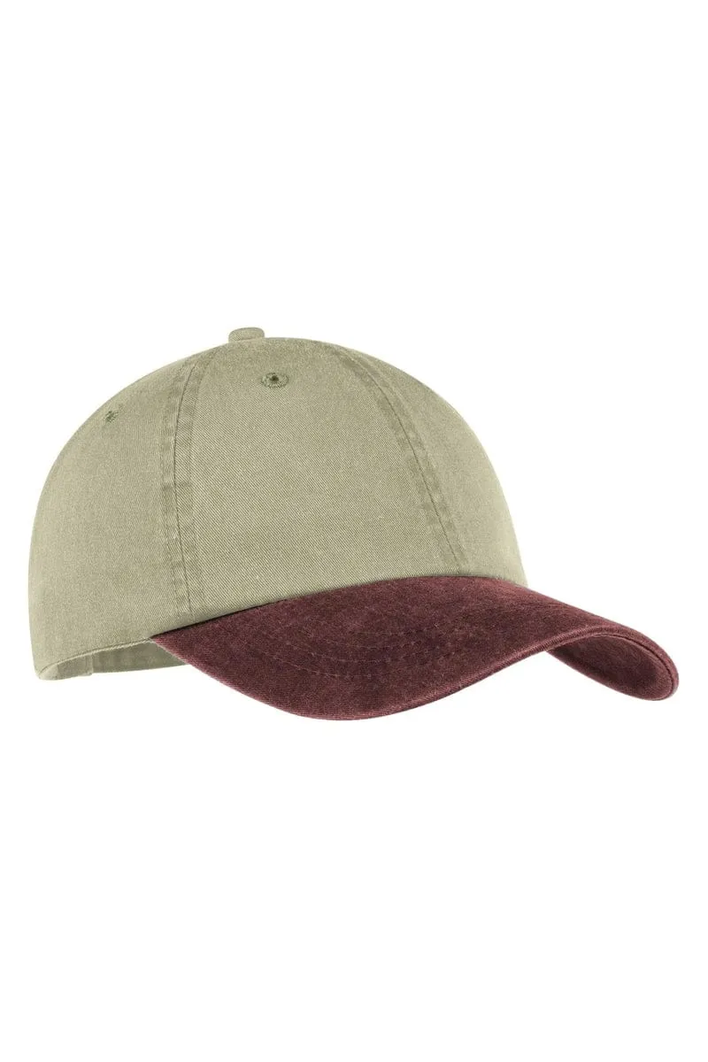 Port & Company -Two-Tone Pigment-Dyed Cap. CP83