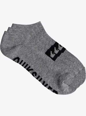 Quiksilver Men's 3 Ankle Pack Socks Athletic Heather EQYAA04069-SGRH