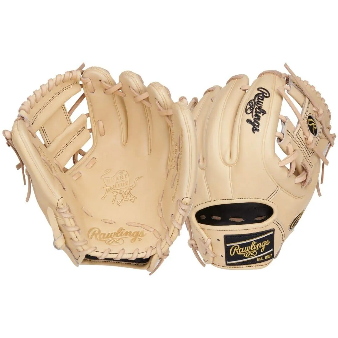 Rawlings Heart of the Hide Series 11.25" Infield Baseball Glove: PROR312-2CB