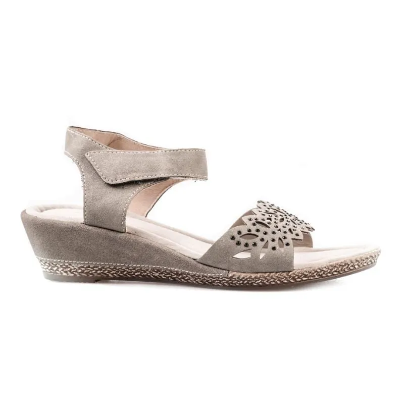 Rieker K3360-43 Women's Wedge Sandals