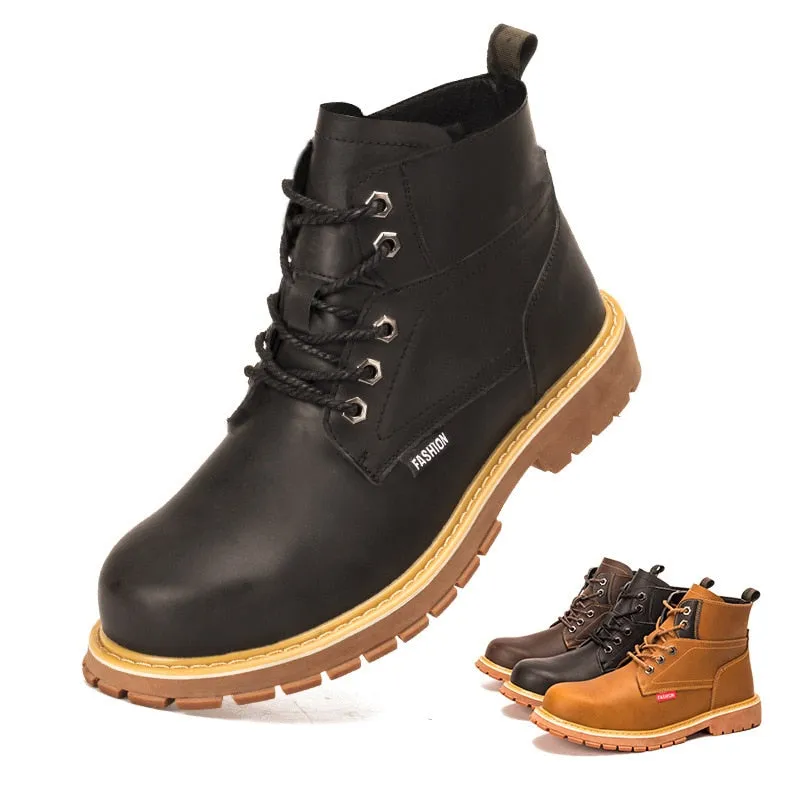 Safety boot Men shoes indestructible steel