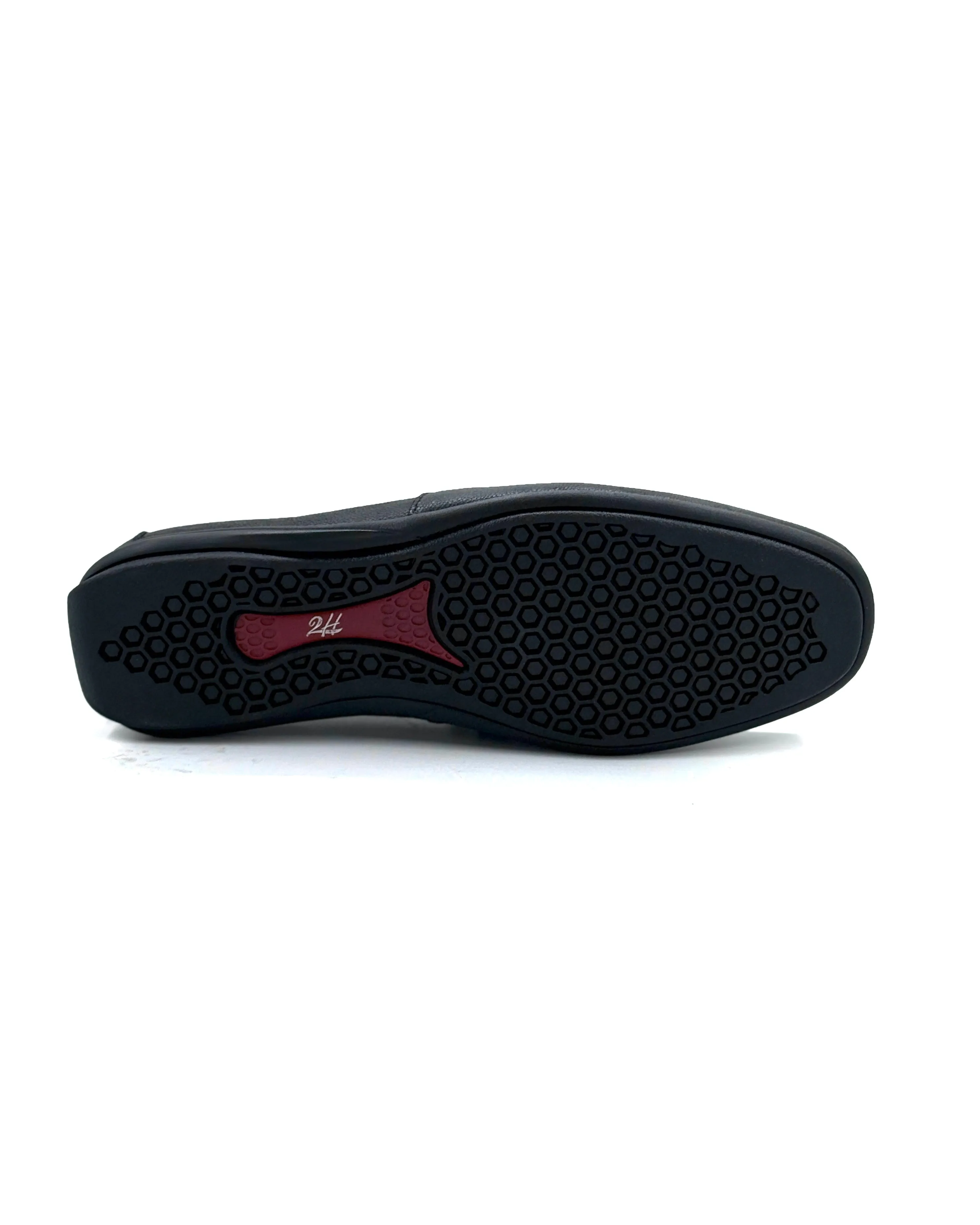 SALE! 2H #4927 Black Casual Moccasin Shoes