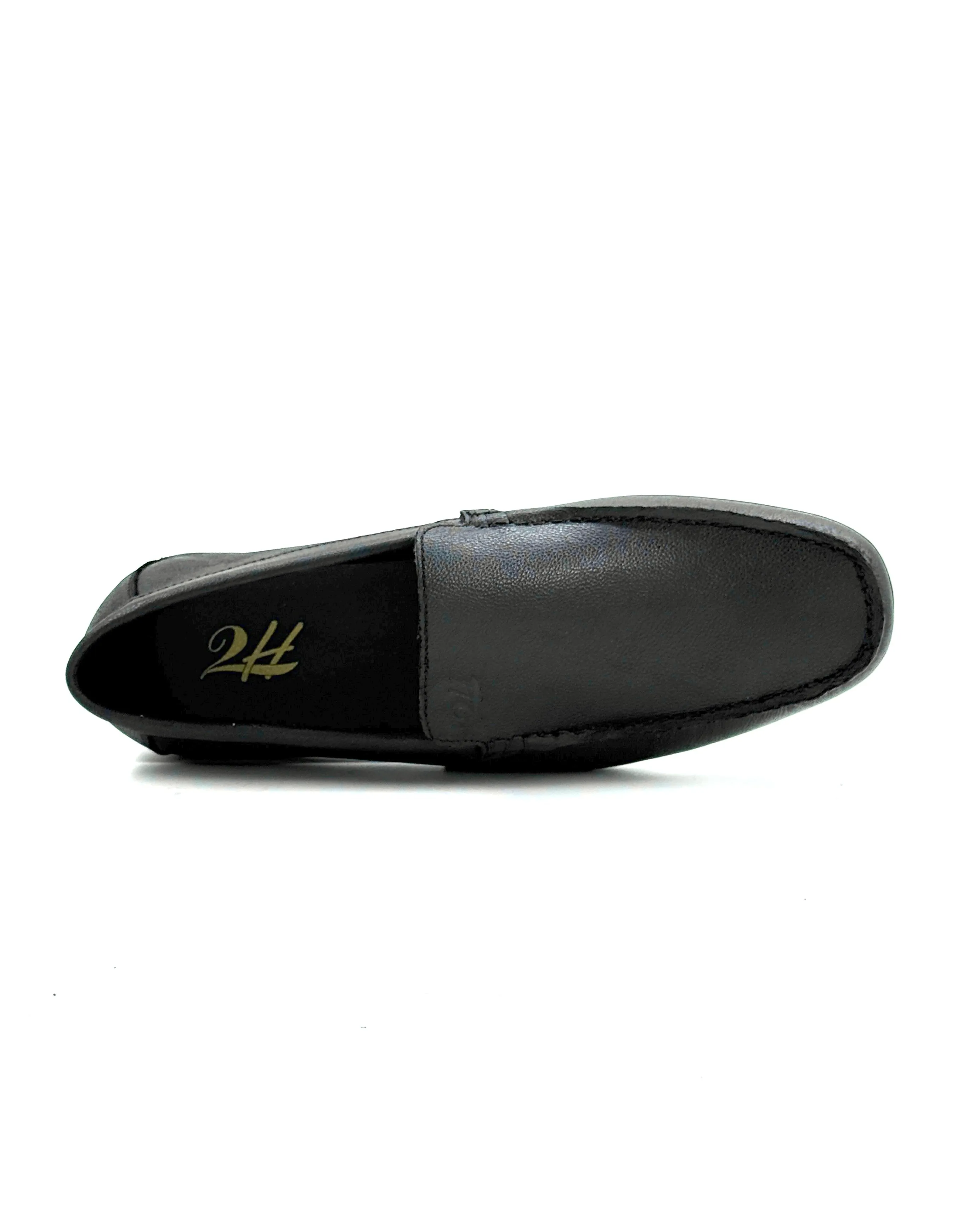 SALE! 2H #4927 Black Casual Moccasin Shoes