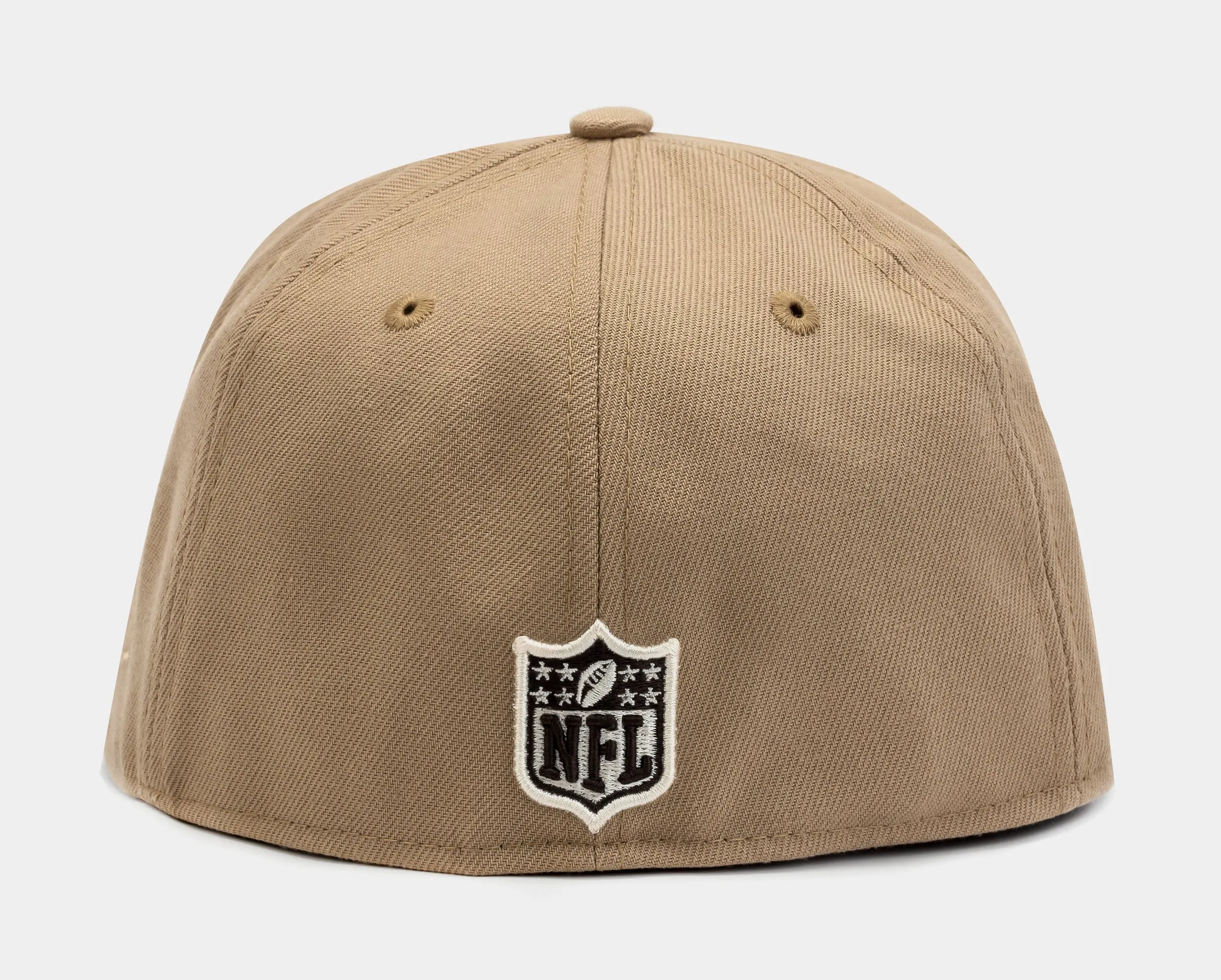 Shoe Palace Collection Las Vegas Raiders 59Fifty Mens Fitted Hat (Khaki)
