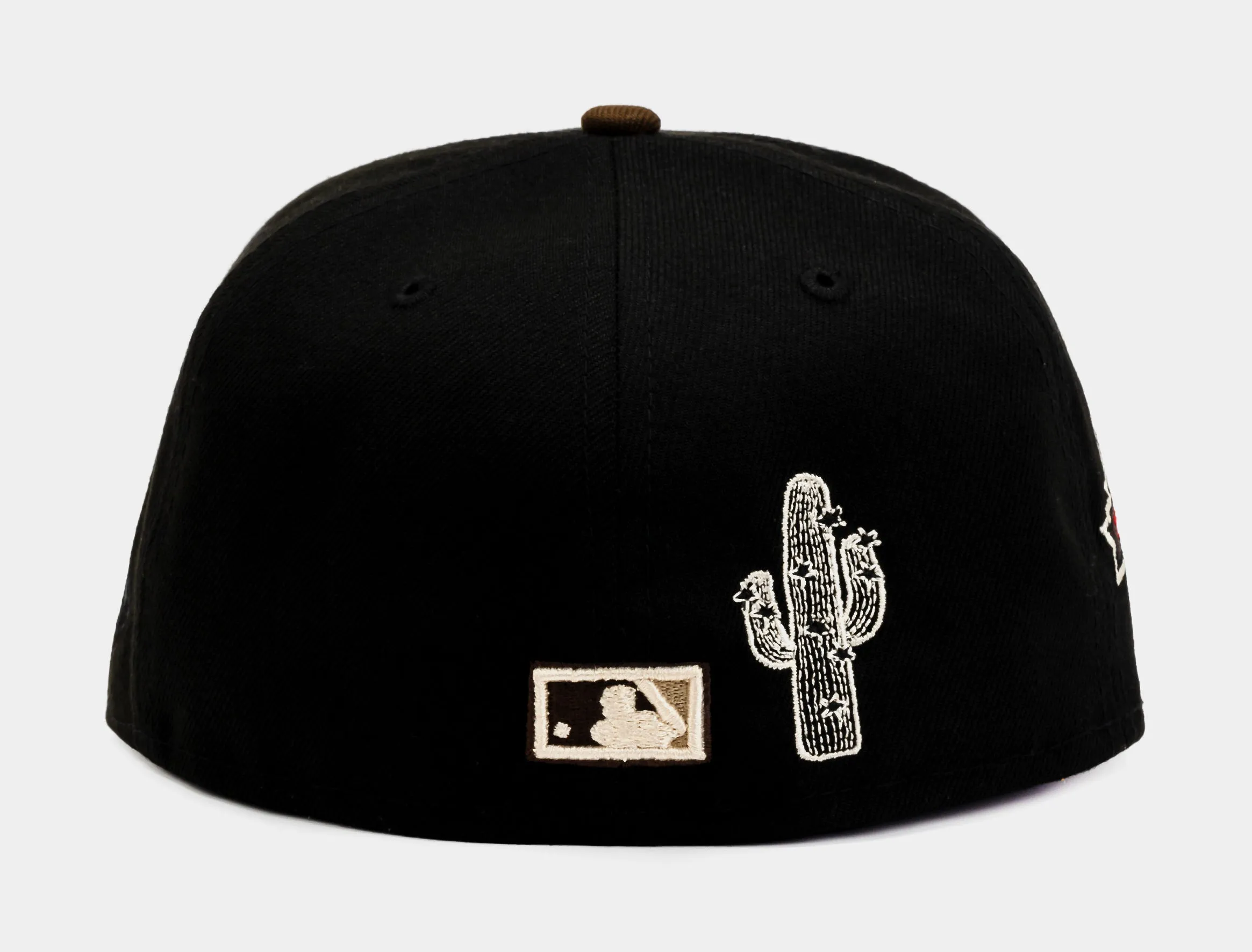 Shoe Palace Exclusive Houston Astros 59Fifty Mens Fitted Hat (Black/Brown)