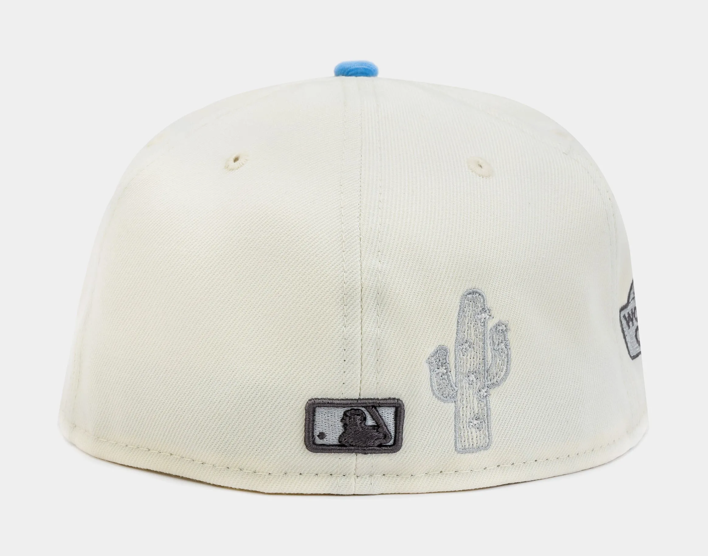 Shoe Palace Exclusive Houston Astros 59Fifty Mens Fitted Hat (White/Blue)