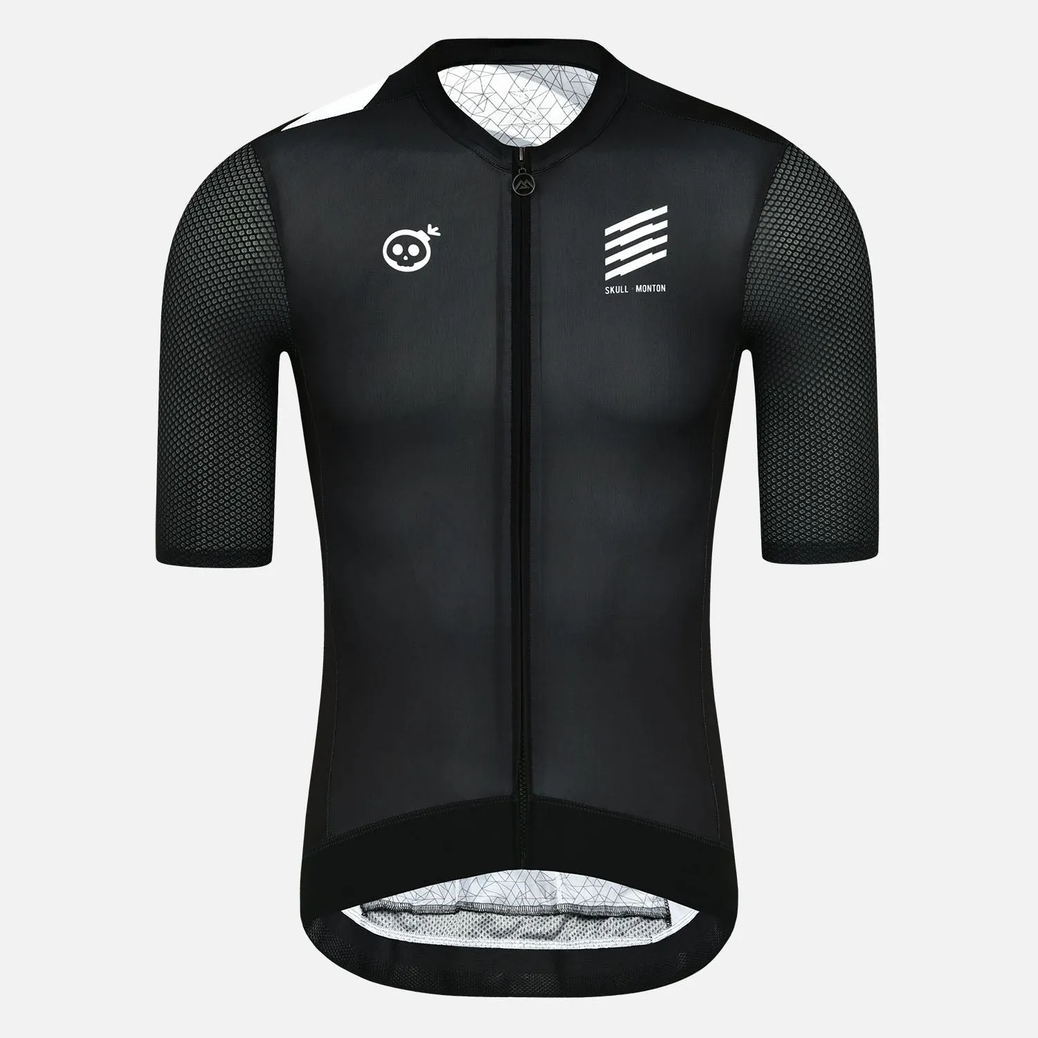 Skull Monton Cycling Jersey Mens WEEKEND III Black