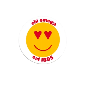 Sorority Heart Eyes Button
