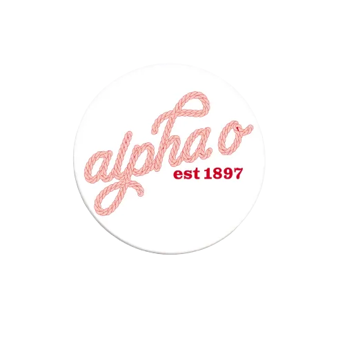 Sorority Howdy Greek Button
