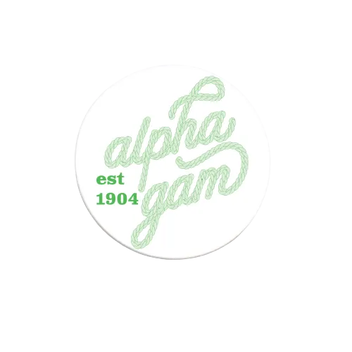 Sorority Howdy Greek Button