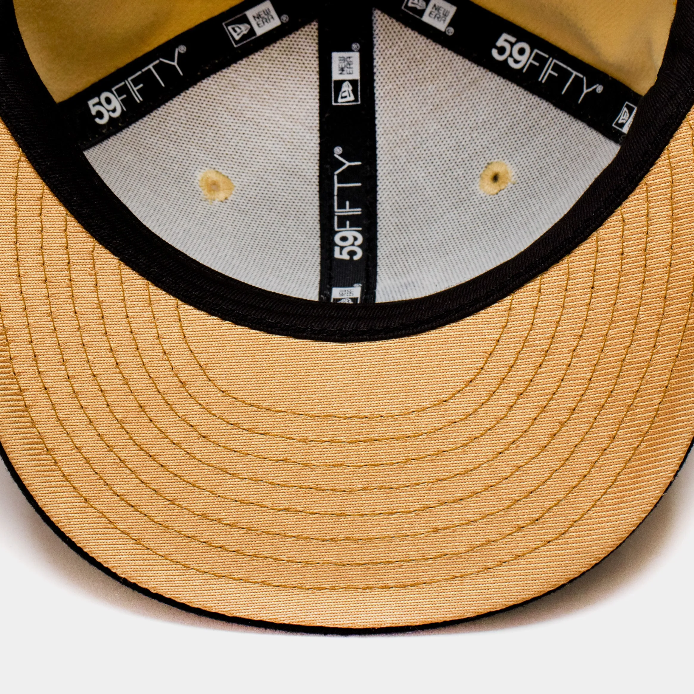 SP Exclusive Homage To LA Los Angeles Dodgers 59Fifty Mens Fitted Hat (Beige/Black)