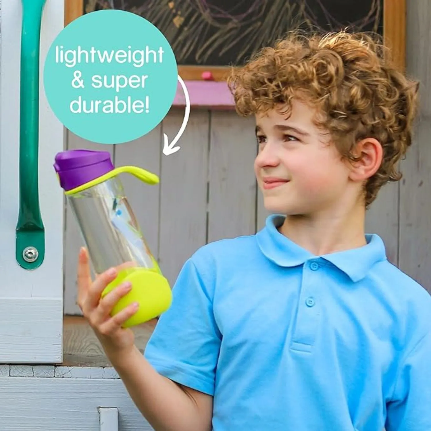 Tritan Sport Spout Drink Bottle 600ml Purple