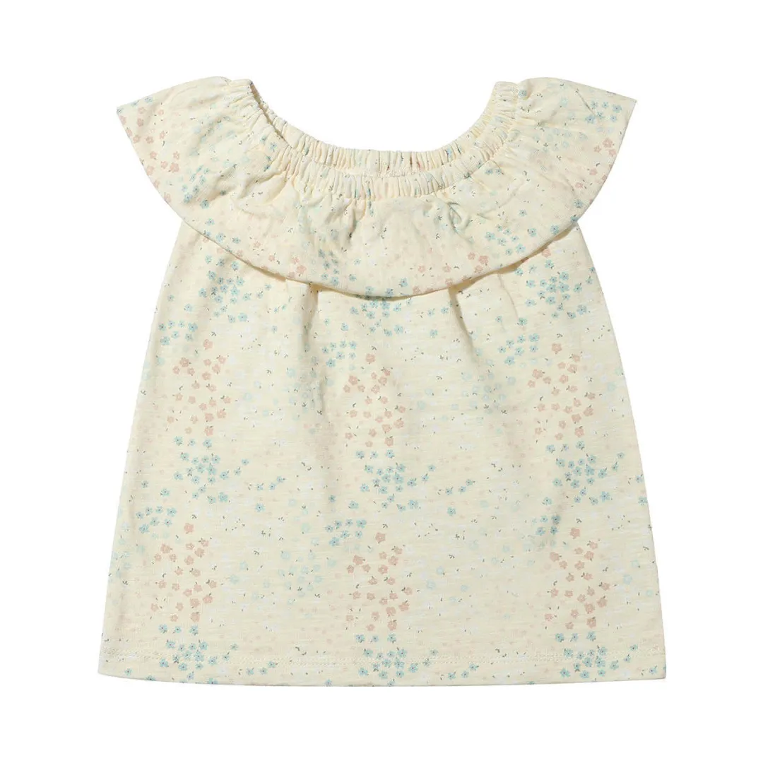 Zoe Top - Natural Spring Floral by Vignette