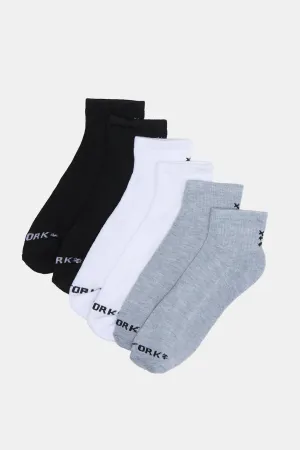 Zoo York Mens 6-Pack Athletic Ankle Socks